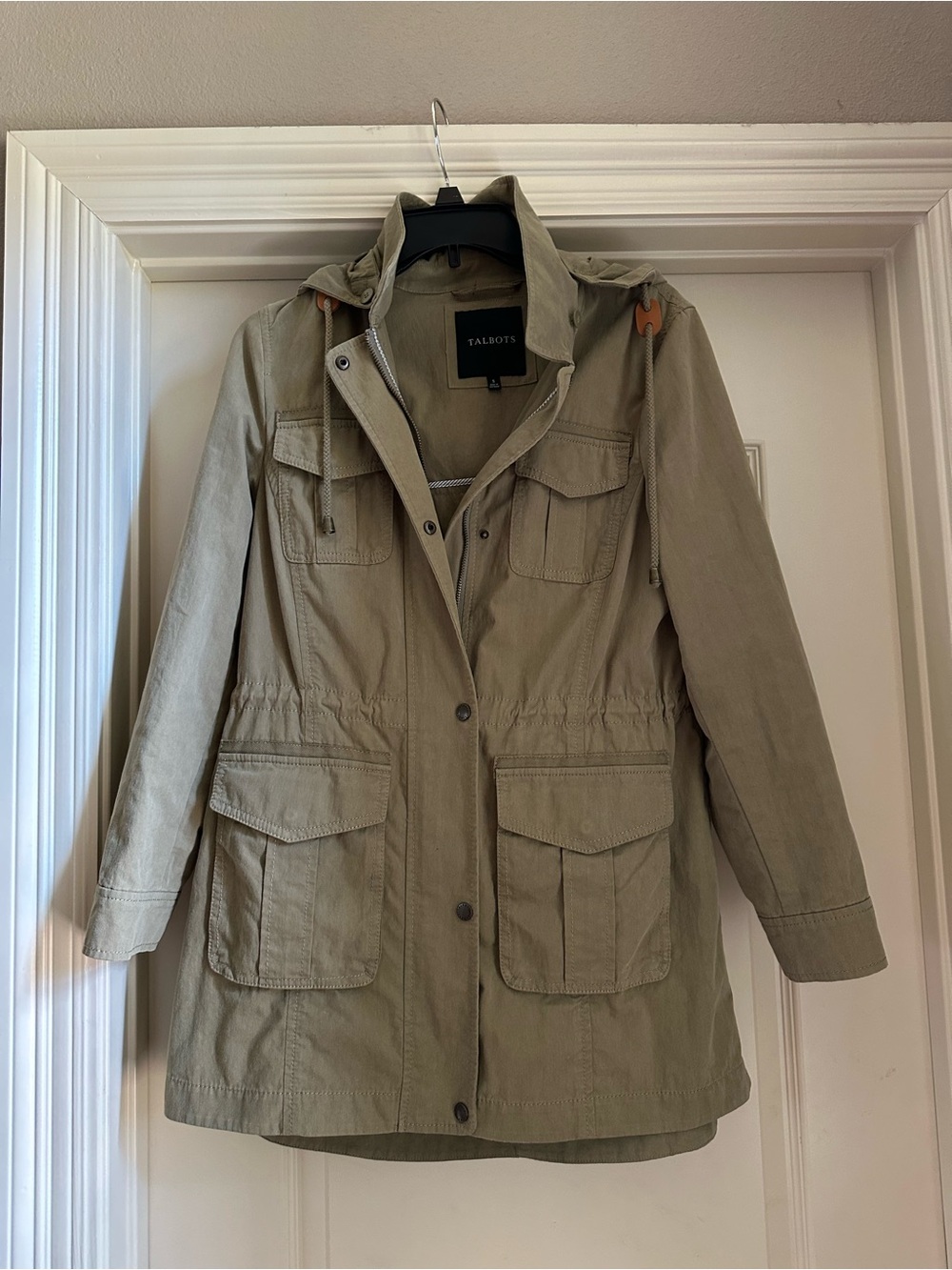 Talbots Green Utility Anorak Jacket